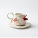 Porcelain Mug & Saucer